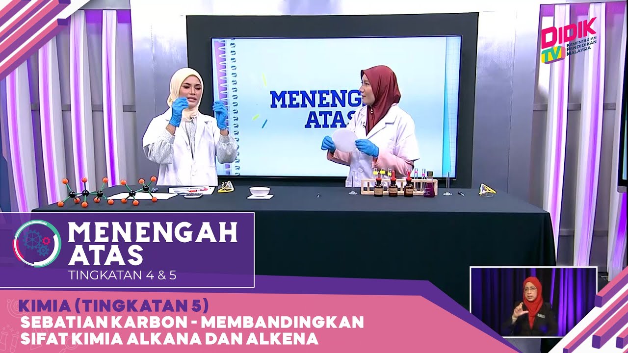 Menengah Atas (2022) - Klip | Kimia: Sebatian Karbon - Membandingkan Sifat Kimia Alkana Dan Alkena