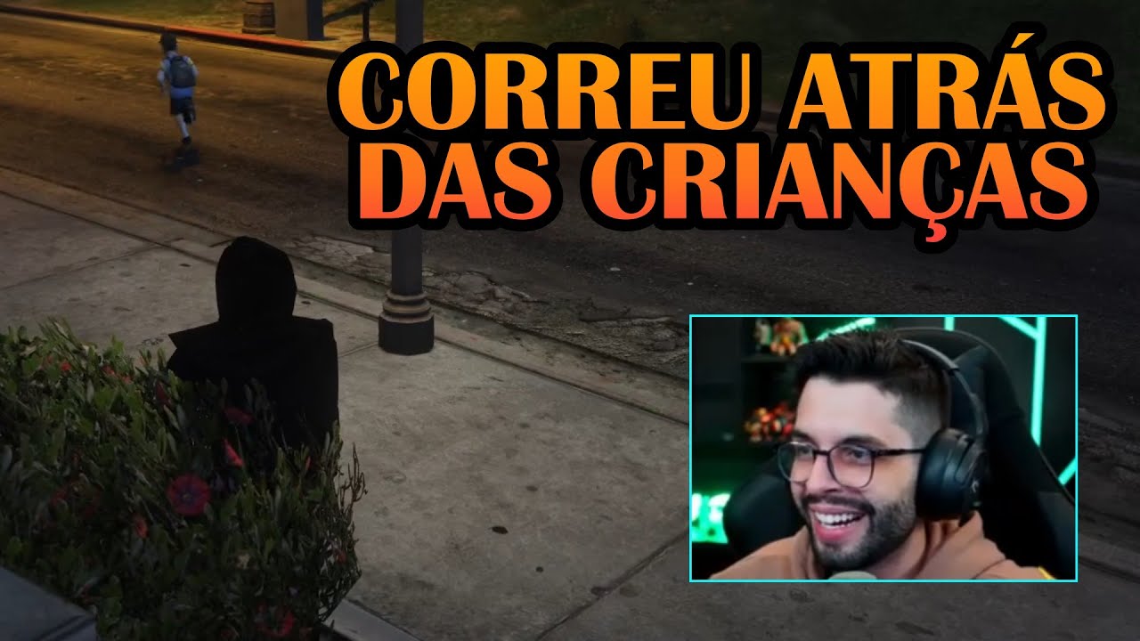 PLAYHARD FANTASMA ASSUSTOU A ESCOLA E CORREU ATRÁS DO BRUNINHO | CDA - GTA-RP