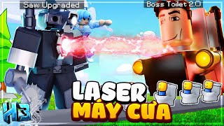 Mình Cùng SAW TITAN CAMERAMAN?? Đánh Bại BOSS TOIELT 2.0 Trong Toilet Tower Defense | Roblox