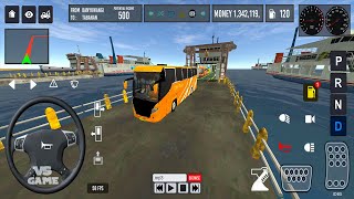 Scania Ferry Bus Transport - Idbs Bus Simulator Android Gameplay