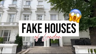 😱Did you know there are FAKE HOUSES in London?
