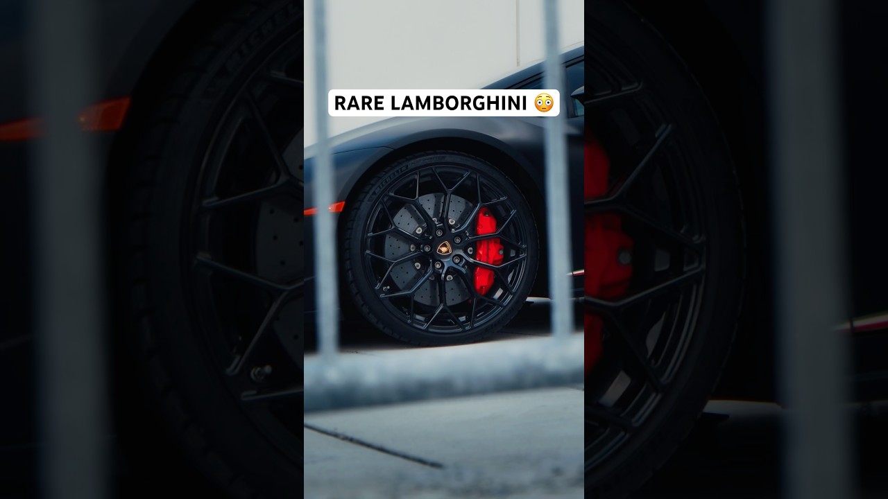 Satin Black Lamborghini Huracan Performante 