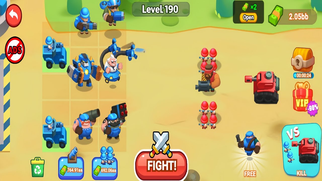 Merge Army World War Part 7 | Upgrade Pasukan & Perang Makin Sengit! Gameplay Android