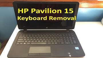 HP Pavilion 15 - Remove/Replace Keyboard