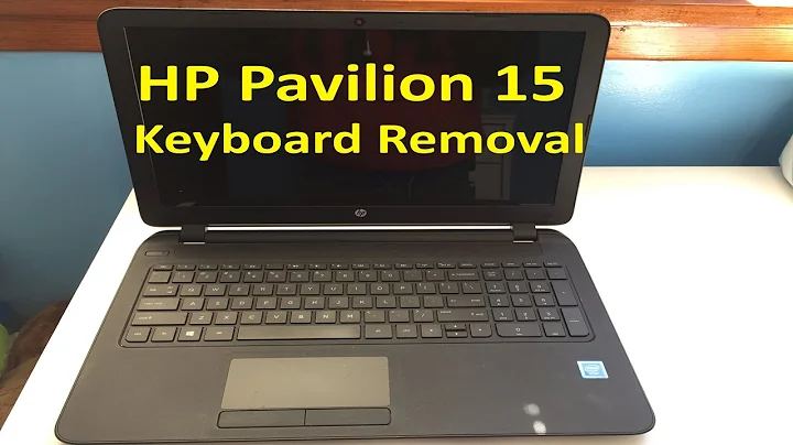 HP Pavilion 15 - Remove/Replace Keyboard