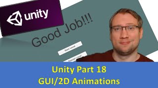 Unity Part 18: Level End Screen / GUI Animation / Pop-Up menu