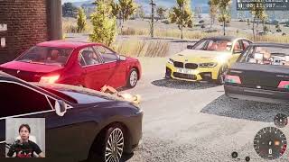 XTQ Qrup Xəzərlərə Qarşı Smart Maşın BMW M5 Cs Döndü Şəmi Batdı| BeamNG.Driver | Maşın #malikbedelov