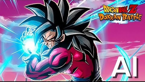 INT LR SSJ4 GOKU Standby but the OST is extended by AI - Dokkan Battle