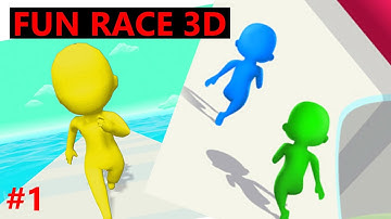 Fun Race 3D - Gameplay - First Levels 1 - 10 + Bonus Levels iOS - Android