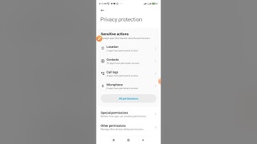 Mi doc views app access permission on Medi | Android Phone