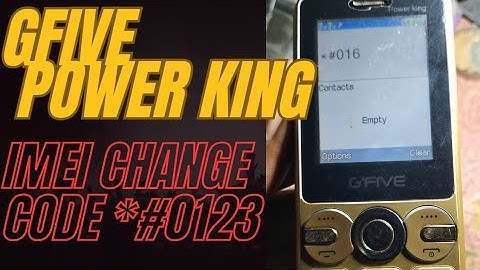 Gfive Power King IMEI Code | Gfive Music 400 Sim Registration Failed Solution 