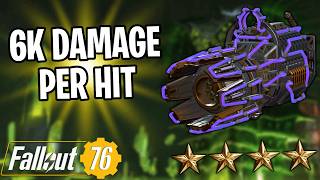 Updated Gatling Plasma Build 6400 Damage On Snake - Fallout 76