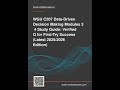 Wgu C207 Data Driven Decision Making Modules 3 4 Study Guide For Latest 2025 2026 Edition