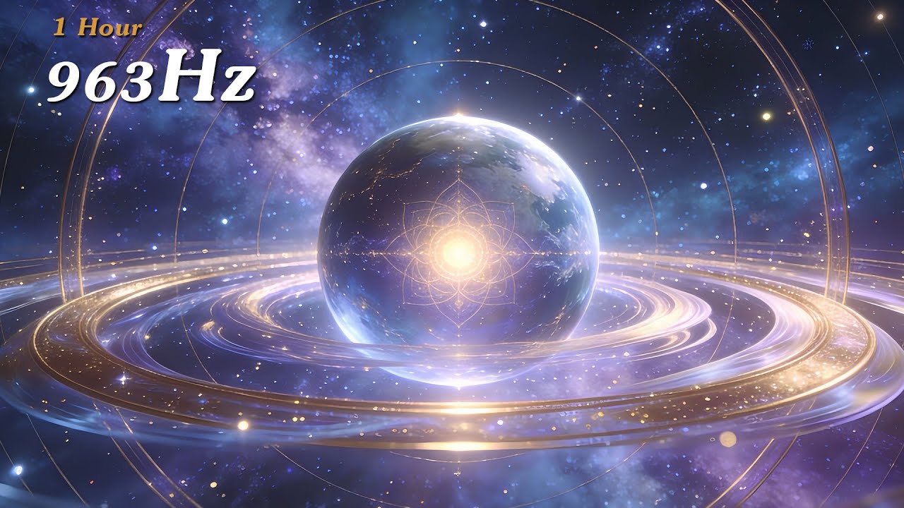963 Hz – God Frequency (1 Hour) | Deep Divine Meditation & Crown Chakra Activation