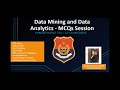 DATA MINING DATA ANALYTICS MCQs TSS CADRE RECRUITMENT SI And Constable Punjab Police DATA MINING DATA ANALYTICS MCQs TSS CADRE RECRUITMENT SI And Constable Punjab Police