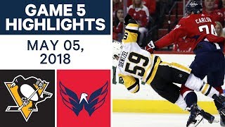 Nhl Highlights Penguins Vs. Capitals, Game 5 - May 05, 2018