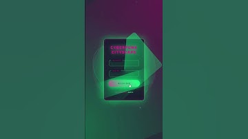 ColorFul Cyberpunk Login Form Using HTML CSS JavaScript |#shorts #coding #trending #loginform #css