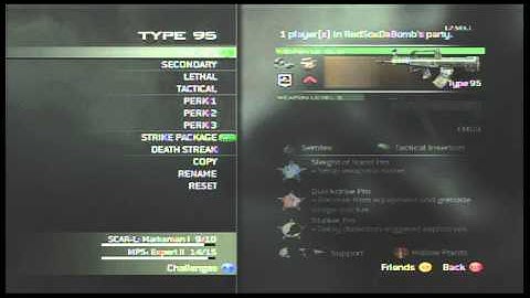 MW3 ; BEST Type 95 Class!