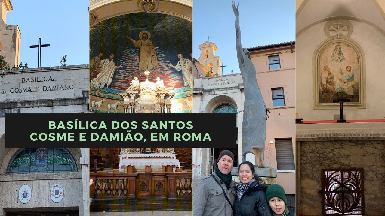 A Basílica dos Santos Cosme e Damião, em #Roma - #Itália #Europa - YouTube