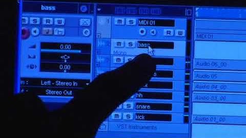 Naming & Saving in Cubase MIDI Software