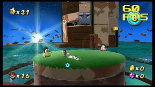 33. [60 FPS] The floating Fortress - Buoy Base Galaxy - Super Mario Galaxy