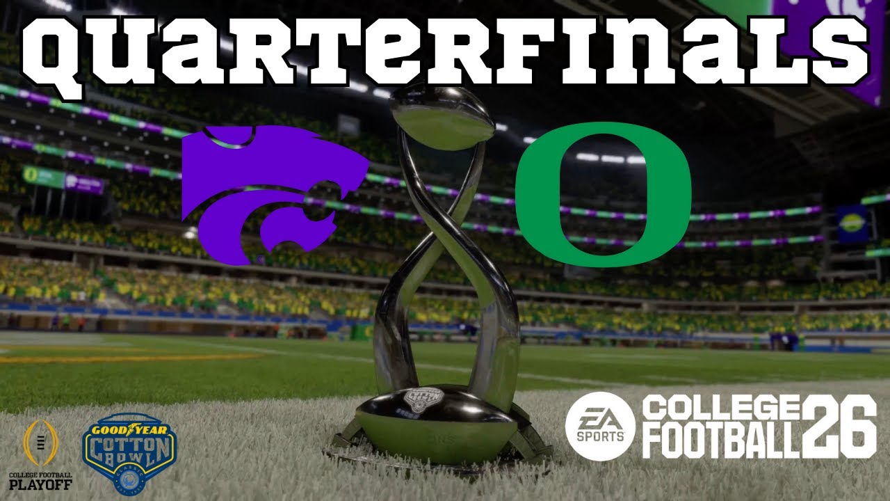 College Football 26 Dynasty | Kansas State Wildcats | EP9 | Oregon CFP Quarterfinals (Cotton Bowl)
