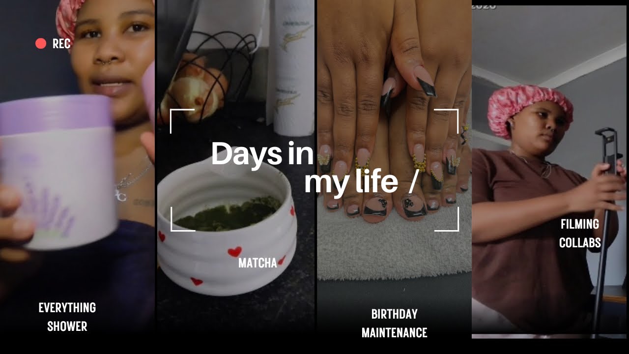 DAYS IN MY LIFE | matcha + everything shower + filming collabs + birthday maintenance 