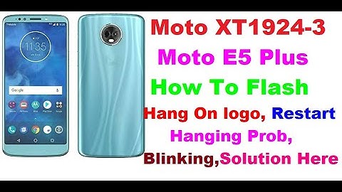 Moto E5 Plus (XT1924-3)How To Flash With UMT Dongle, Restart, Hang On Logo, Blinking Solution Here.