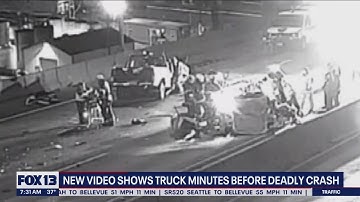 New video shows truck minutes before deadly crash | FOX 13 Seattle