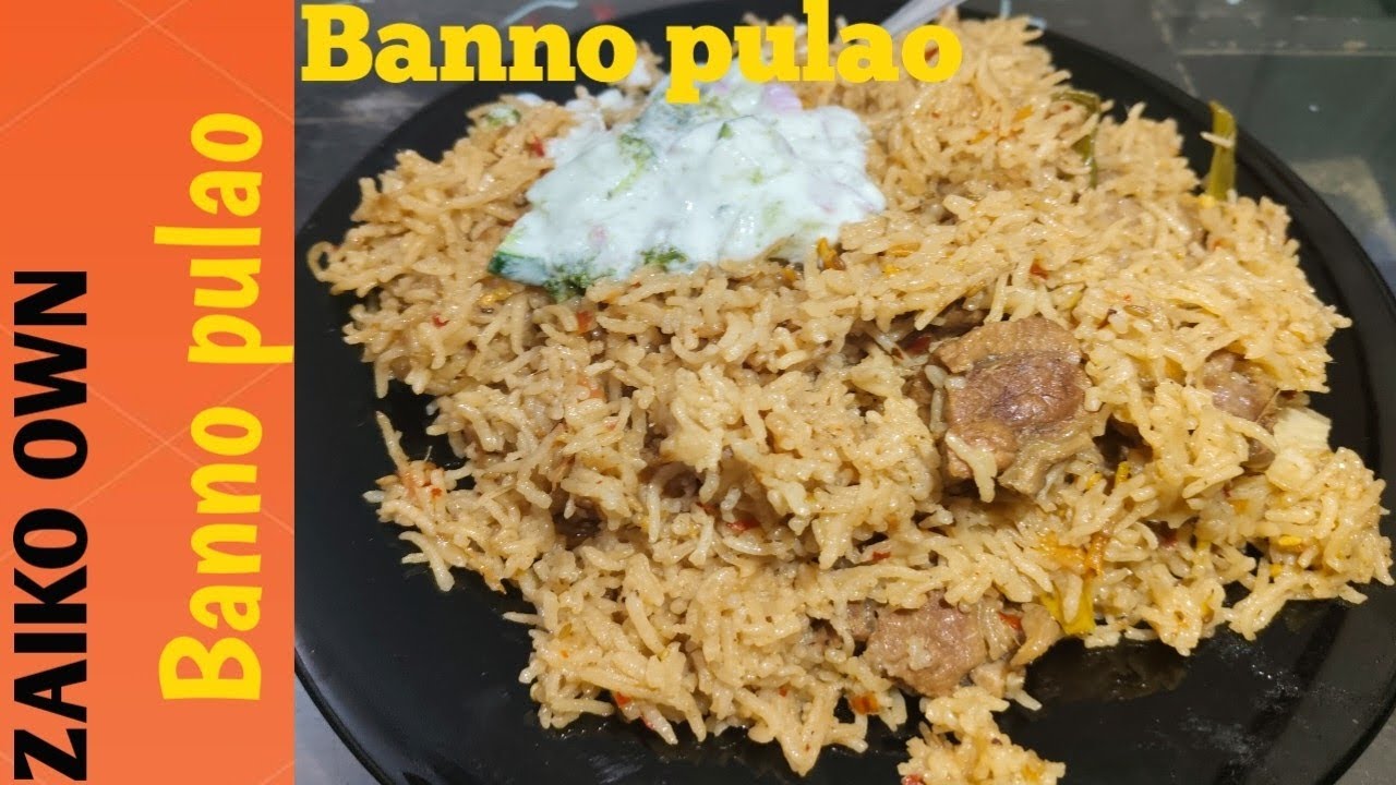Bannu pulao 🤤 | Recipe by Zaiko own | Subscribe my channel | Pulao ...