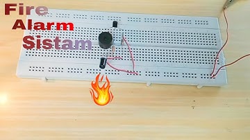 Long Range 🔥 Fire Alarm Detector  |  How To Make A Simple Fire Alarm Circuit