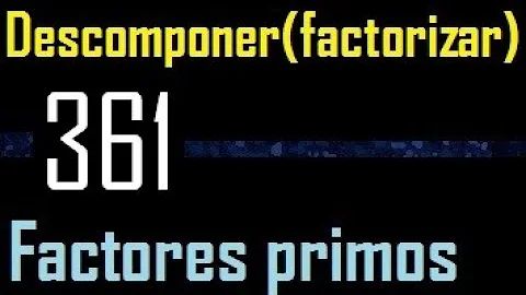 Qual è il divisore di 361?