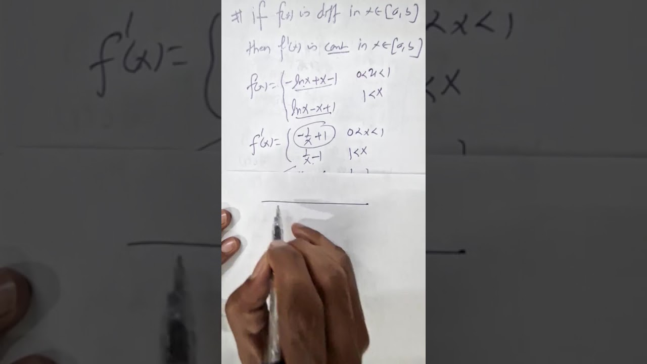 JAN 24 2026 E Consider statements for function f:(0,♾️)--R given f(X)=|logX|-|X1|..