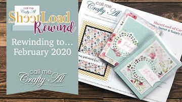 SheetLoad Rewind to February 2020 | 6 Quick & Easy Clear Cards #SUYSFeb2020