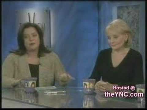 Barbara Walters shows Rosie O'Donnell's the "Easy ...