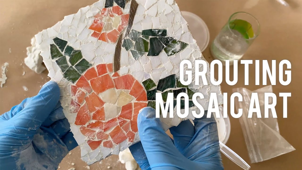 How to Grout Mosaic Art (Learn from my Mistakes) 