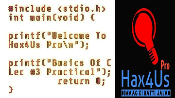 Basics Of C Lec-3 / Make First C Program ( Practical )