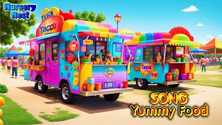 Yummy Food Song || #kidssong #childrenmusic #nurseryrhymes #nurserynest