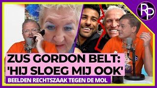 Zus van Gordon belt: 'Hij sloeg mij ook altijd' & Beelden feest bij rechtszaak tegen John de Mol