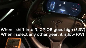 Detecting Reverse via CAN bus on a Tesla Model S