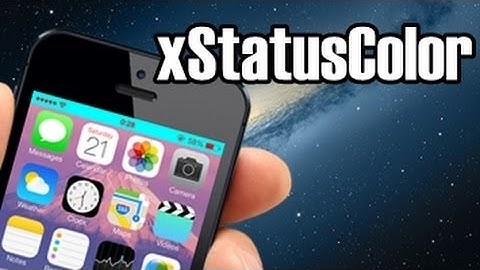 xStatusColor - Customize Your Statusbar