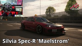 STREET RACING NISSAN SILVIA SPEC-R 'Maelstrom' | MOZA R12 | ASSETTO CORSA