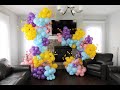 How To Balloon Garland DIY Tutorial | WalMart Balloon Garland DIY