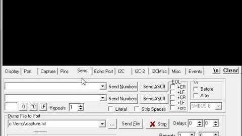 How to Send Hex Text on Serial Port