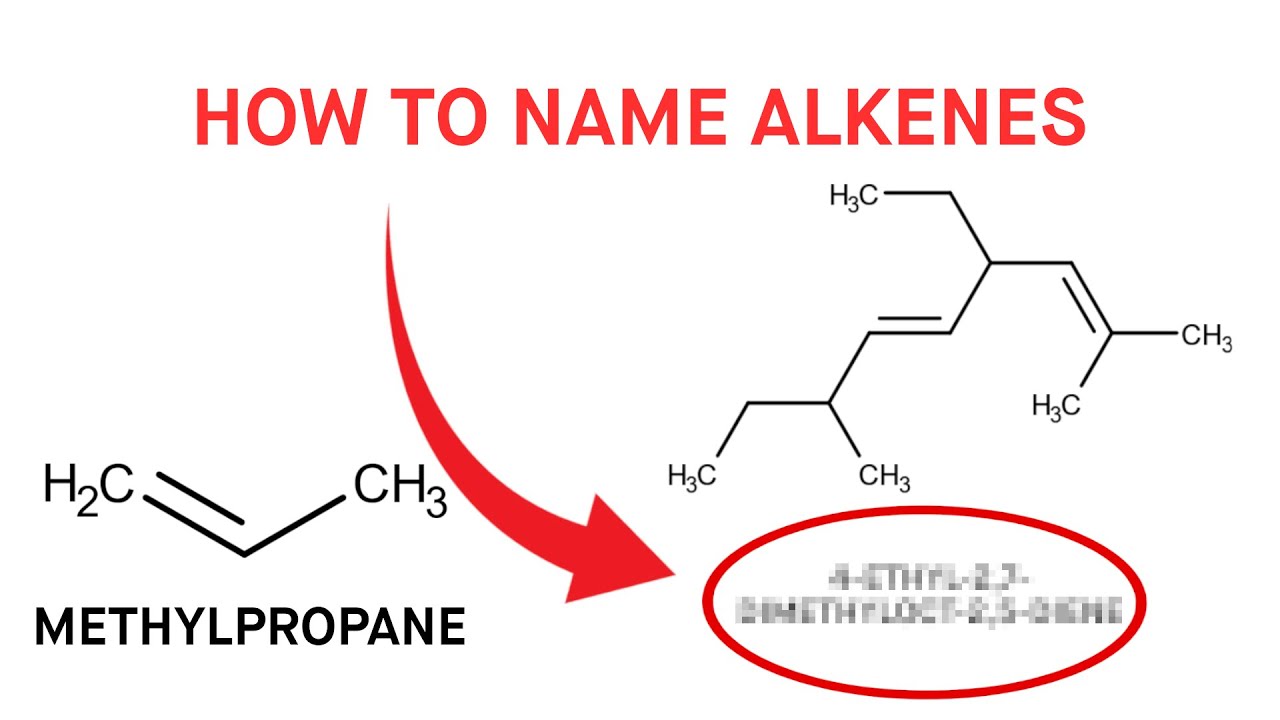 How To Name ALKENES Organic Chemistry YouTube How To Name ALKENES Organic Chemistry YouTube