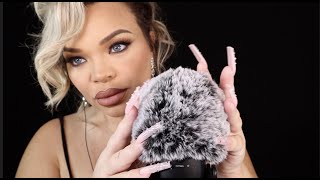 ASMR Fluffy Mic Scratching with SUPER LONG nails | BRAIN MELTING