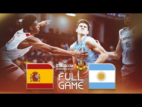 QUARTER-FINALS: Spain v Argentina | Full Basketball Game | FIBA U19 Basketball World Cup 2023