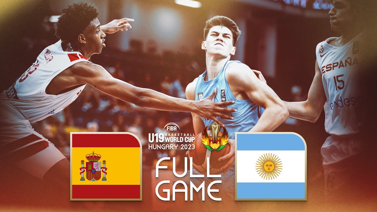 QUARTER-FINALS Spain v Argentina Full Basketball Game FIBA U19 Basketball World Cup 2023