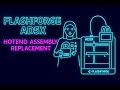 HzdaDeve Kit de Hotend Actualizado de 0,4 mm para Flashforge AD5X, boquilla desmontable rápida, extrusor, boquilla de liberación rápida, bloque de calentamiento, tubo de garganta con 2 paquetes de