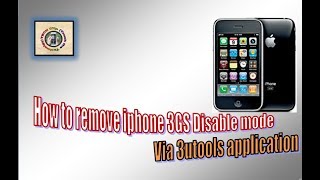 How to remove disable mode from iphone 3gs?